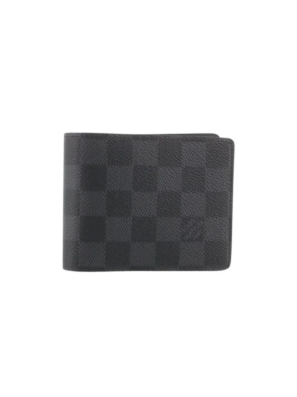 Louis Vuitton Bifold Wallet Portefeuille Multiple Black Damier Graphite